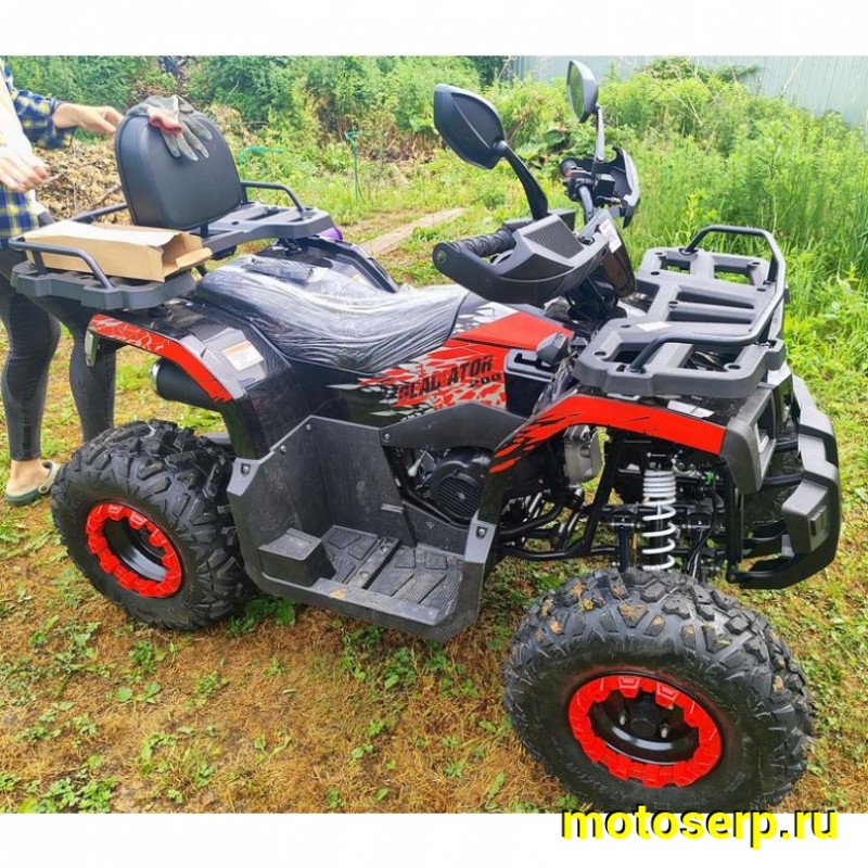 Купить  200cc Комплект запчастей для сборки Racer RC200 Gladiator 200сс, 10/10", диск/диск, спинка, зеркала, защита рук (шт) (Racer купить с доставкой по Москве и России, цена, технические характеристики, комплектация фото  - motoserp.ru