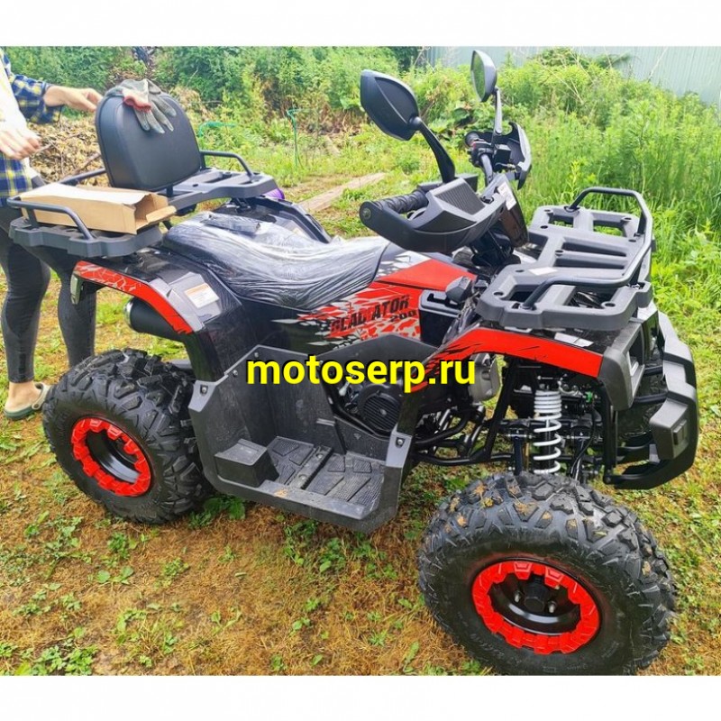 Купить  200cc Квадроцикл Racer RC200 Gladiator 200сс, 10/10", диск/диск, спинка, зеркала, защита рук (шт) (Racer (ФОТО купить с доставкой по Москве и России, цена, технические характеристики, комплектация фото  - motoserp.ru