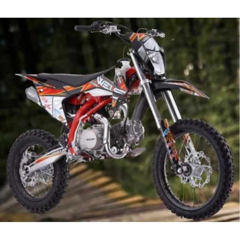 Купить  Питбайк Wels TX 125 (спортинв), 17/14, 4Т, 125сс (шт) купить с доставкой по Москве и России, цена, технические характеристики, комплектация фото  - motoserp.ru