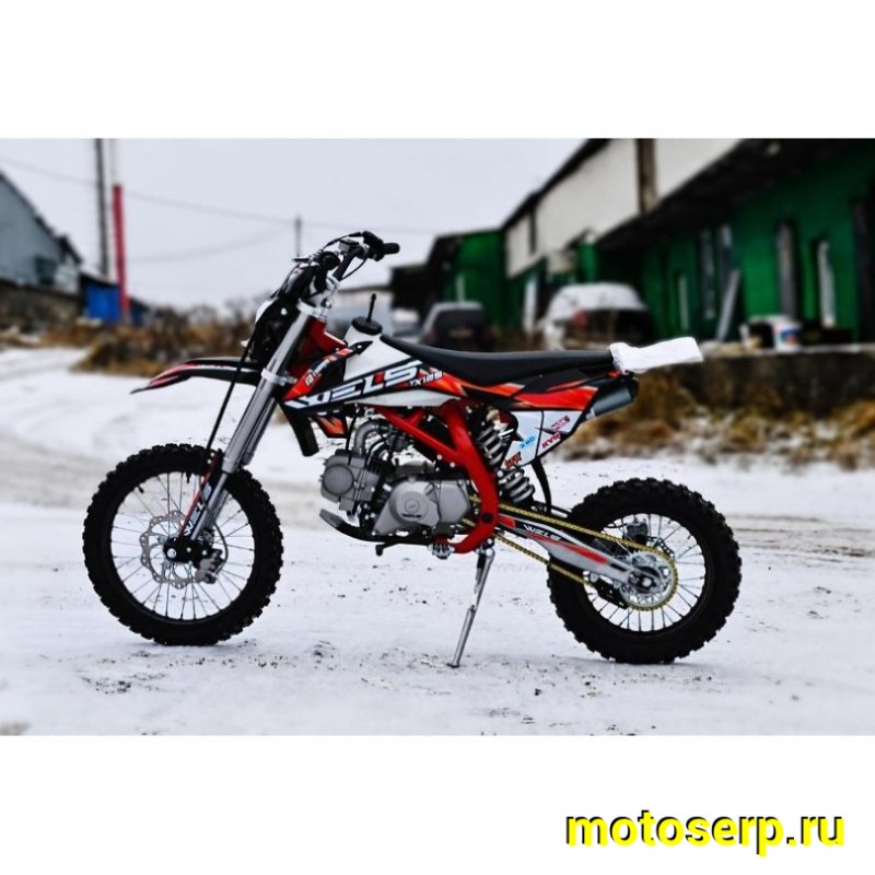 Купить  Питбайк Wels TX 125 (спортинв), 17/14, 4Т, 125сс (шт) купить с доставкой по Москве и России, цена, технические характеристики, комплектация фото  - motoserp.ru