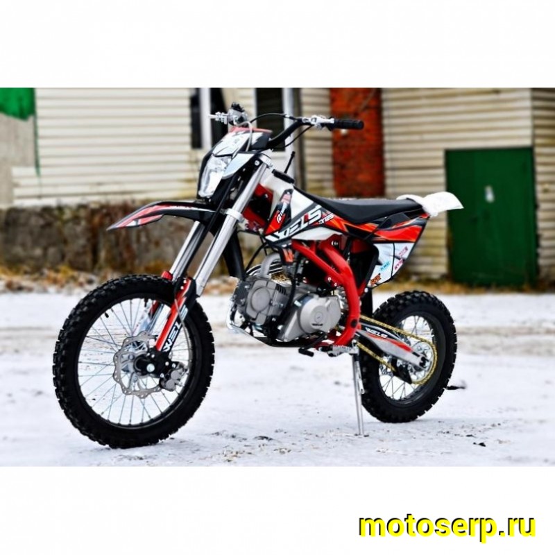 Купить  Питбайк Wels TX 125 (спортинв), 17/14, 4Т, 125сс (шт) купить с доставкой по Москве и России, цена, технические характеристики, комплектация фото  - motoserp.ru