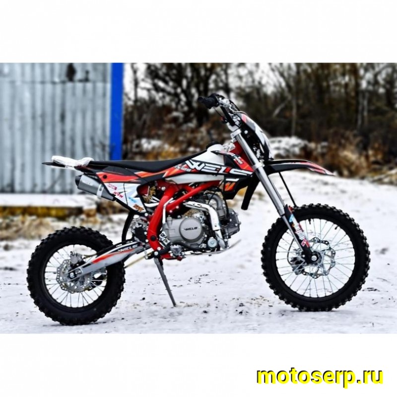 Купить  Питбайк Wels TX 125 (спортинв), 17/14, 4Т, 125сс (шт) купить с доставкой по Москве и России, цена, технические характеристики, комплектация фото  - motoserp.ru