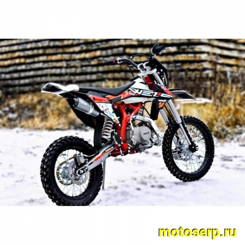 Купить  Питбайк Wels TX 125 (спортинв), 17/14, 4Т, 125сс (шт) купить с доставкой по Москве и России, цена, технические характеристики, комплектация фото  - motoserp.ru