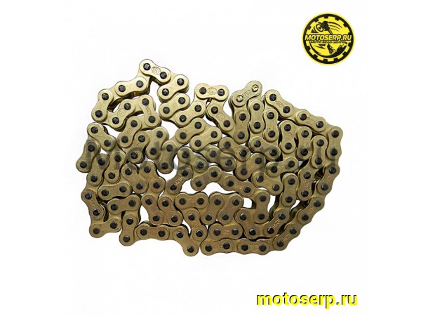 Купить  Цепь приводная (428х132) SEE (усиленная) gold (шт) (К-дар 2105205 купить с доставкой по Москве и России, цена, технические характеристики, комплектация фото  - motoserp.ru