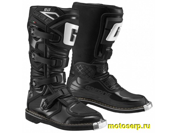 Купить  Мотоботы кросс. GAERNE GX-J  (защ. голени), черный р-р 41" (NQ) (пар) (SM 808-4313 купить с доставкой по Москве и России, цена, технические характеристики, комплектация фото  - motoserp.ru