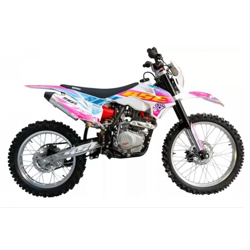 Купить  Мотоцикл Кросс/Эндуро BSE Z2 21/18 Roqvi Pink (спортинв) , карб, возд.охл., диск/диск кол. (шт)  (ФОТО купить с доставкой по Москве и России, цена, технические характеристики, комплектация фото  - motoserp.ru