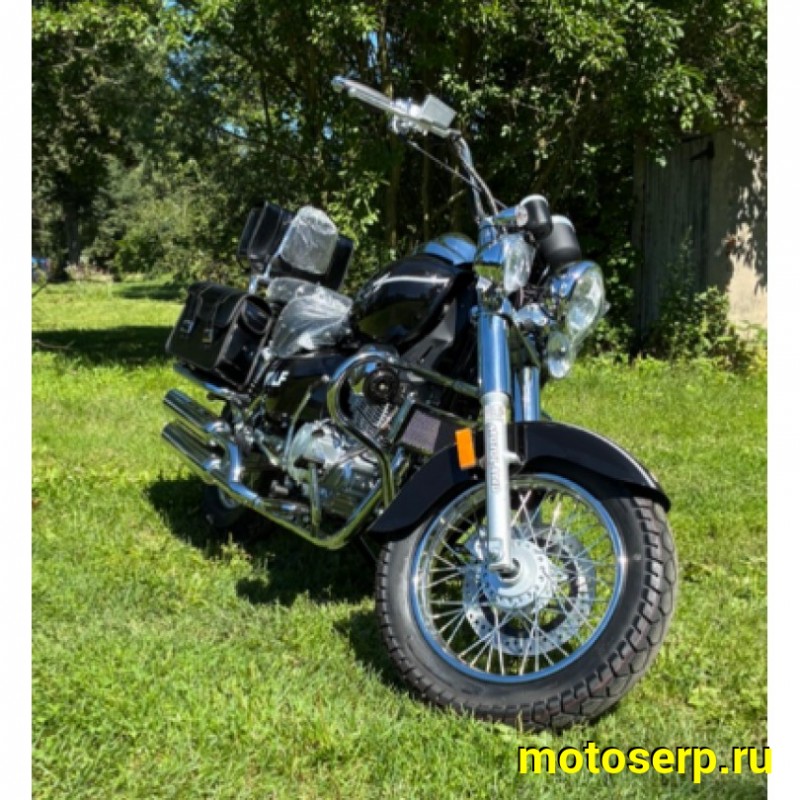 Купить  Мотоцикл Motoland WOLF 300 4Т., двиг. 175FMM PR5, возд.-масл., диск/барабан, 110/90-16"/180/90-15" (шт) (ML 21917 купить с доставкой по Москве и России, цена, технические характеристики, комплектация фото  - motoserp.ru