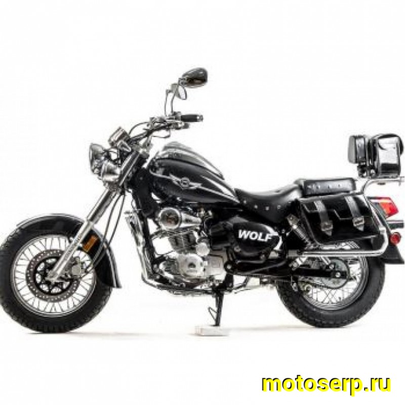 Купить  Мотоцикл Motoland WOLF 300 4Т., двиг. 175FMM PR5, возд.-масл., диск/барабан, 110/90-16"/180/90-15" (шт) (ML 21917 купить с доставкой по Москве и России, цена, технические характеристики, комплектация фото  - motoserp.ru