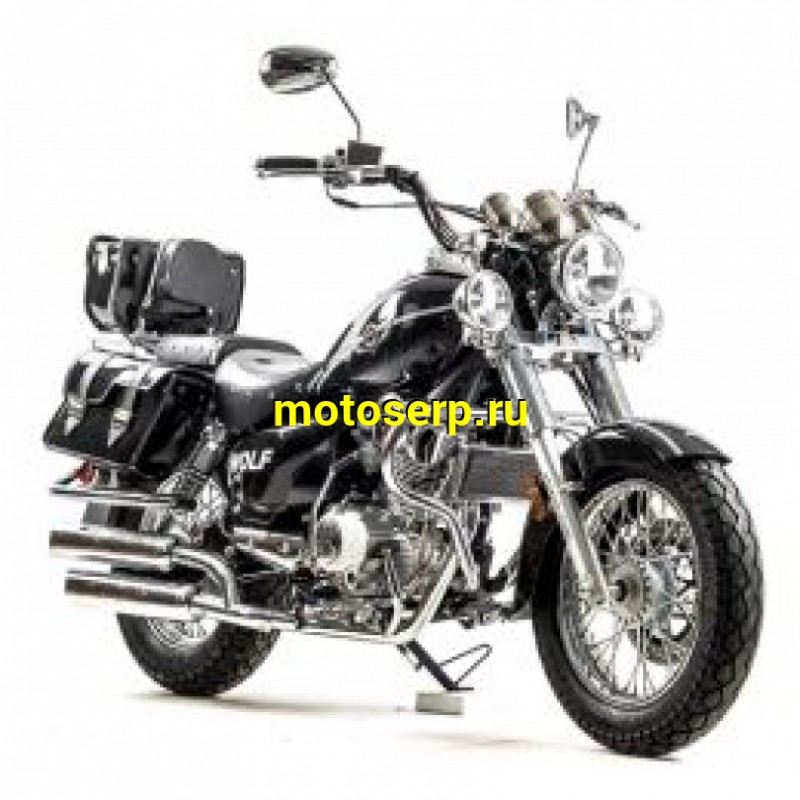 Купить  Мотоцикл Motoland WOLF 300 4Т., двиг. 175FMM PR5, возд.-масл., диск/барабан, 110/90-16"/180/90-15" (шт) (ML 21917 купить с доставкой по Москве и России, цена, технические характеристики, комплектация фото  - motoserp.ru