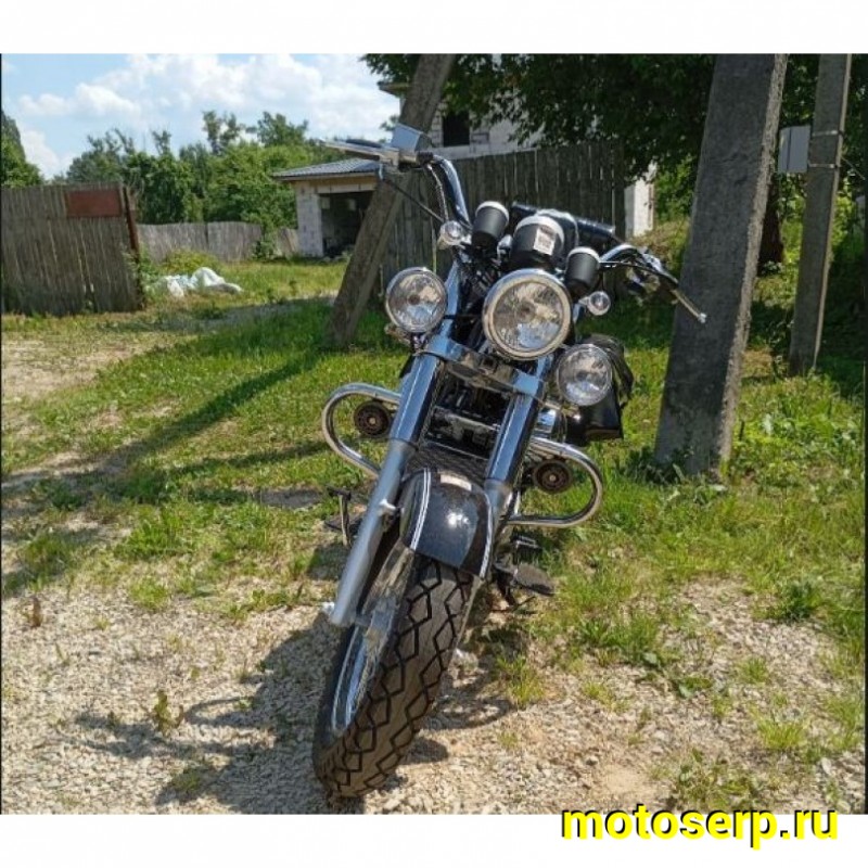 Купить  Мотоцикл Motoland WOLF 300 4Т., двиг. 175FMM PR5, возд.-масл., диск/барабан, 110/90-16"/180/90-15" (шт) (ML 21917 купить с доставкой по Москве и России, цена, технические характеристики, комплектация фото  - motoserp.ru