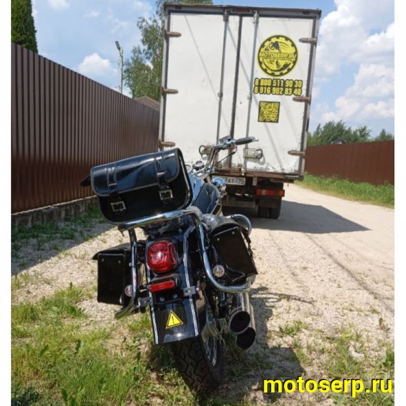 Купить  Мотоцикл Motoland WOLF 300 4Т., двиг. 175FMM PR5, возд.-масл., диск/барабан, 110/90-16"/180/90-15" (шт) (ML 21917 купить с доставкой по Москве и России, цена, технические характеристики, комплектация фото  - motoserp.ru