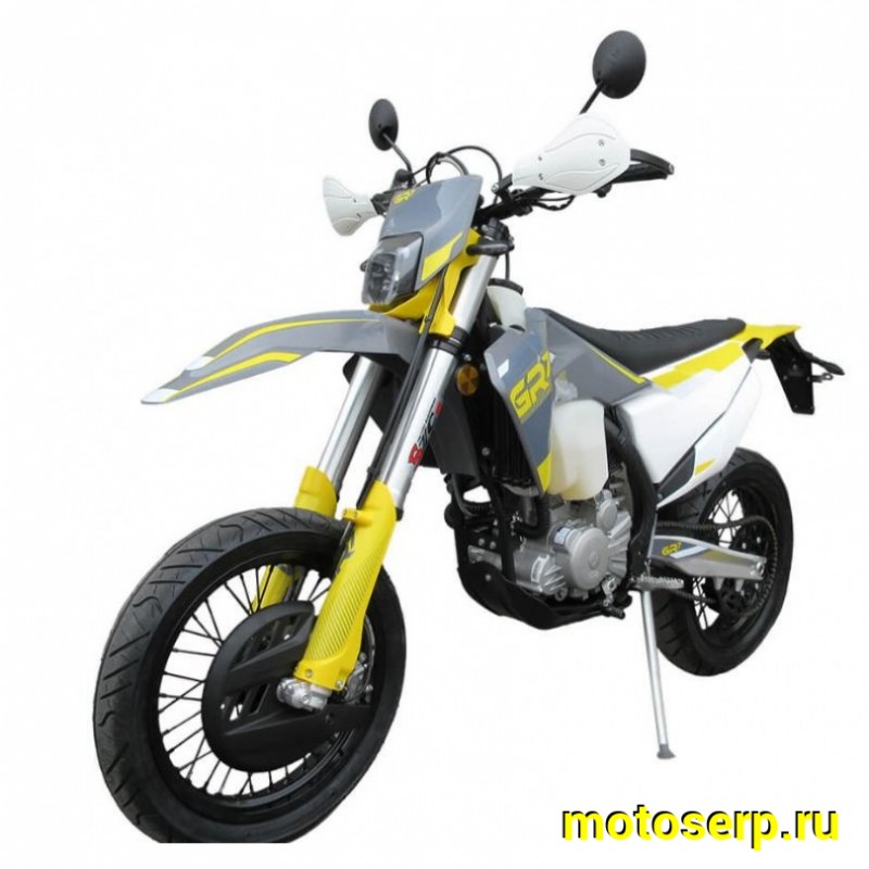Купить  Мотоцикл Кросс/Эндуро GR7 F300L (4T NB300) Motard ПТС 1717", 5 пер, эл/кикстарт. (шт) (GR (ФОТО купить с доставкой по Москве и России, цена, технические характеристики, комплектация фото  - motoserp.ru