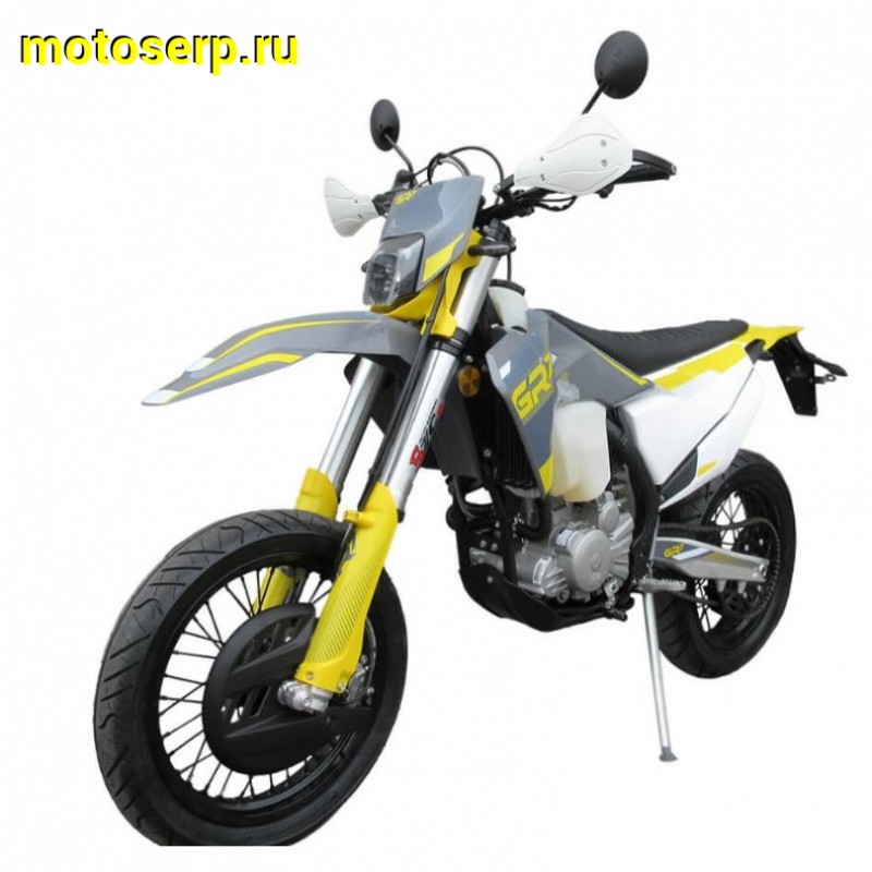 Купить  Мотоцикл Кросс/Эндуро GR7 F300L (4T NB300) Motard ПТС 1717", 5 пер, эл/кикстарт. (шт) (GR (ФОТО купить с доставкой по Москве и России, цена, технические характеристики, комплектация фото  - motoserp.ru