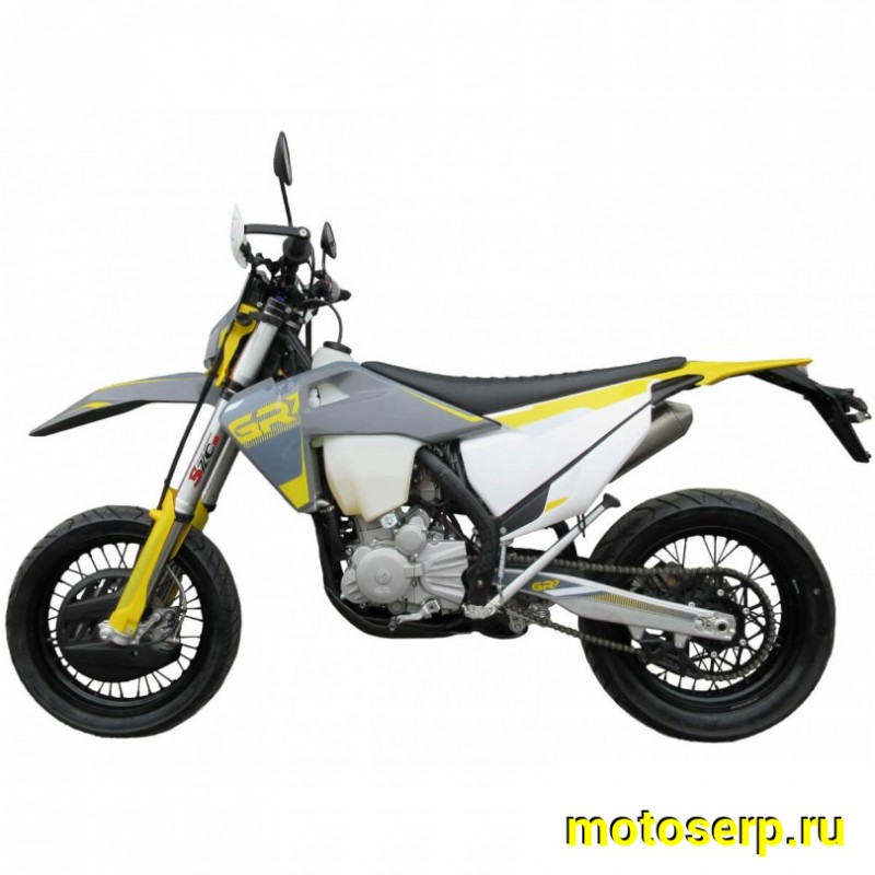 Купить  Мотоцикл Кросс/Эндуро GR7 F300L (4T NB300) Motard ПТС 1717", 5 пер, эл/кикстарт. (шт) (GR (ФОТО купить с доставкой по Москве и России, цена, технические характеристики, комплектация фото  - motoserp.ru