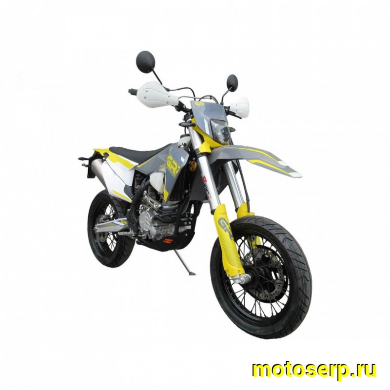 Купить  Мотоцикл Кросс/Эндуро GR7 F300L (4T NB300) Motard ПТС 1717", 5 пер, эл/кикстарт. (шт) (GR (ФОТО купить с доставкой по Москве и России, цена, технические характеристики, комплектация фото  - motoserp.ru