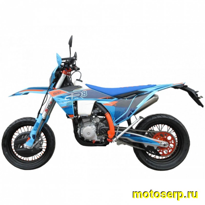 Купить  Мотоцикл Кросс/Эндуро GR8 F450L (4T NC450S EFI) Motard ПТС (шт) (GR (ФОТО купить с доставкой по Москве и России, цена, технические характеристики, комплектация фото  - motoserp.ru
