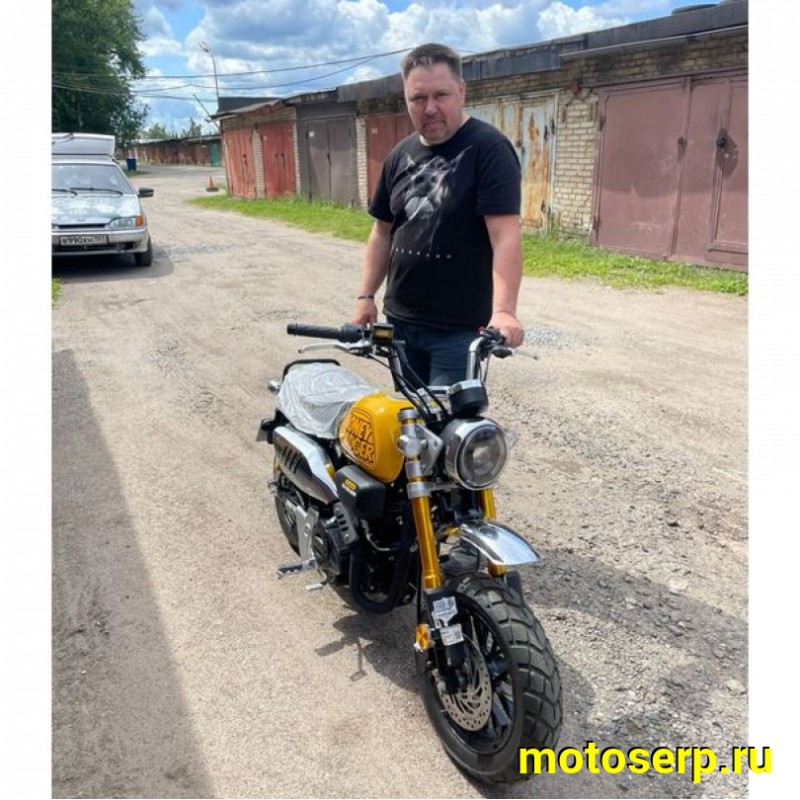 Купить  Мопед Motoland Monkey 50сс 12/12", электр/кикстартер, Диск/Диск  (шт) 01500 (ML 21951 (ФОТО купить с доставкой по Москве и России, цена, технические характеристики, комплектация фото  - motoserp.ru