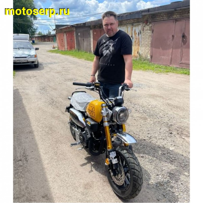 Купить  Мопед Motoland Monkey 50сс 12/12", электр/кикстартер, Диск/Диск  (шт) 01500 (ML 21951 (ФОТО купить с доставкой по Москве и России, цена, технические характеристики, комплектация фото  - motoserp.ru