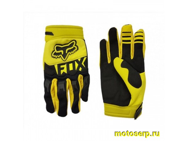 Купить  Перчатки Fox Dirtpaw Race черный/желтый (XL) (реплика) (пар) (Кокурин  купить с доставкой по Москве и России, цена, технические характеристики, комплектация фото  - motoserp.ru