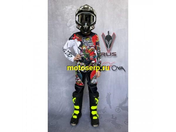 Купить  Джерси + штаны  для мотокроса (футболка и штаны) V-RUS O&#039;NEAL Mayhem Crank (для детей) мультицвет (рост 140) (комп) (МотоЯ купить с доставкой по Москве и России, цена, технические характеристики, комплектация фото  - motoserp.ru