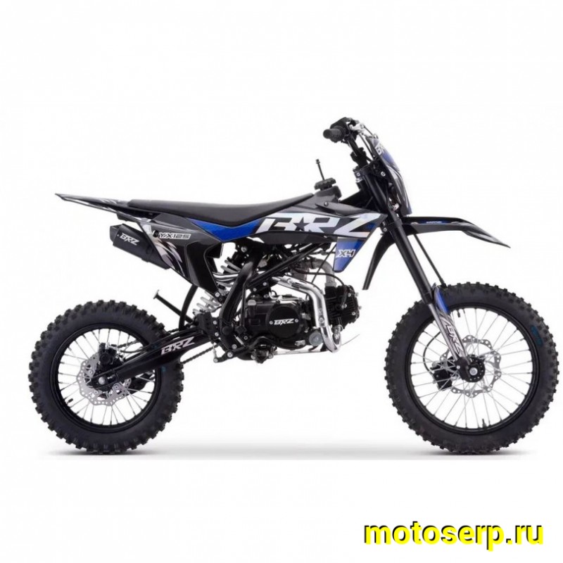 Купить  Питбайк BRZ X4 YX125 17/14 (спортинв) механика (шт) (ФОТО купить с доставкой по Москве и России, цена, технические характеристики, комплектация фото  - motoserp.ru