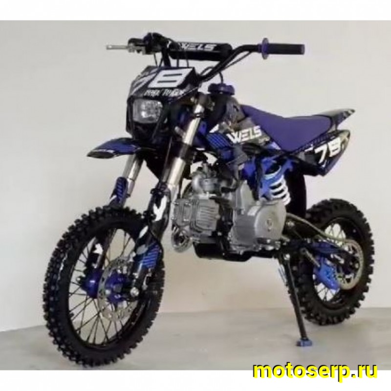 Купить  Питбайк Wels CRF 110 (спортинв), 14/12" полуавтомат, эл/кикстартер (шт) (ФОТО купить с доставкой по Москве и России, цена, технические характеристики, комплектация фото  - motoserp.ru