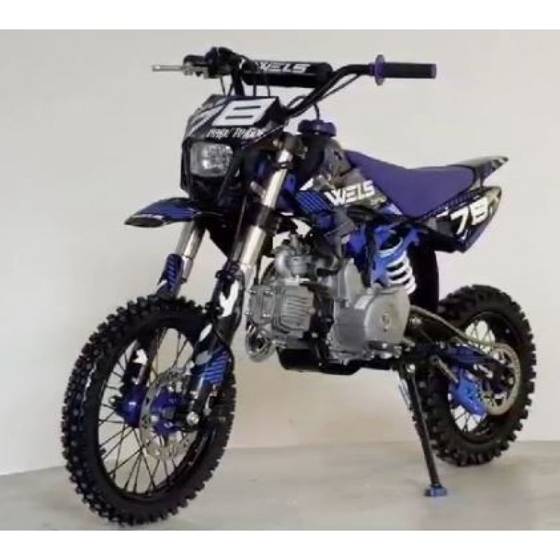 Купить  Питбайк Wels CRF 110 (спортинв), 14/12" полуавтомат, эл/кикстартер (шт) (ФОТО купить с доставкой по Москве и России, цена, технические характеристики, комплектация фото  - motoserp.ru