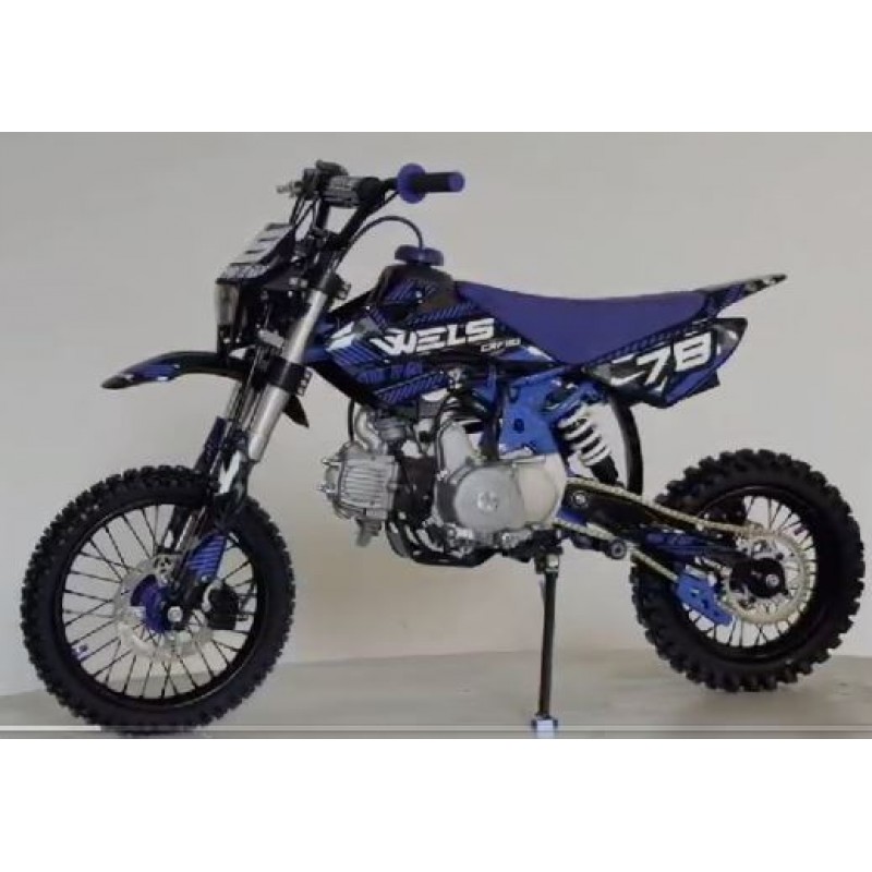Купить  Питбайк Wels CRF 110 (спортинв), 14/12" полуавтомат, эл/кикстартер (шт) (ФОТО купить с доставкой по Москве и России, цена, технические характеристики, комплектация фото  - motoserp.ru