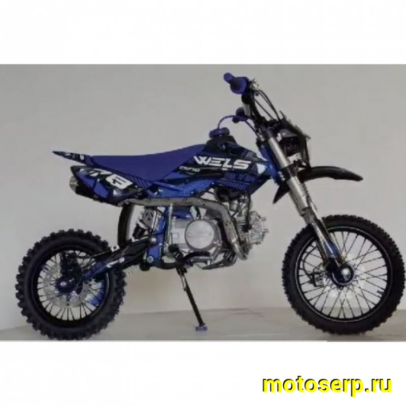 Купить  Питбайк Wels CRF 110 (спортинв), 14/12" полуавтомат, эл/кикстартер (шт) (ФОТО купить с доставкой по Москве и России, цена, технические характеристики, комплектация фото  - motoserp.ru