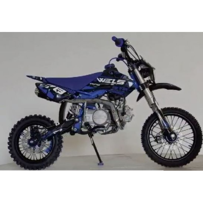 Купить  Питбайк Wels CRF 110 (спортинв), 14/12" полуавтомат, эл/кикстартер (шт) (ФОТО купить с доставкой по Москве и России, цена, технические характеристики, комплектация фото  - motoserp.ru