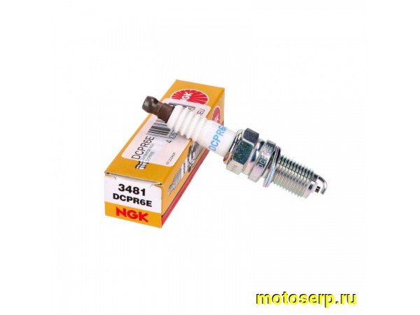 Купить  Свеча зажигания ( 6) NGK DCPR6E для лодочных моторов др. (шт) (MD 00008438 купить с доставкой по Москве и России, цена, технические характеристики, комплектация фото  - motoserp.ru