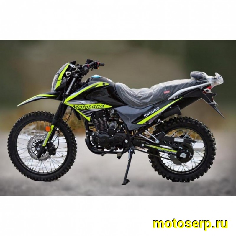 Купить  Мотоцикл внедорожный Motoland 250 ENDURO LT 250 (XF250-B) (165FMM) NEON  (ЭПТС) (ML 21278 (0 купить с доставкой по Москве и России, цена, технические характеристики, комплектация фото  - motoserp.ru
