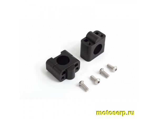 Купить  Крепление (кронштейн, хомут, зажим) руля D28mm черный (шт) (4Enduro купить с доставкой по Москве и России, цена, технические характеристики, комплектация фото  - motoserp.ru