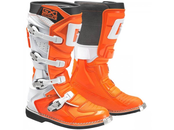 Купить  Мотоботы кросс. GAERNE GX-1  (защ. голени), оранжевый/белый р-р 42" (Ч/З) (пар) (SM 808-9630 купить с доставкой по Москве и России, цена, технические характеристики, комплектация фото  - motoserp.ru