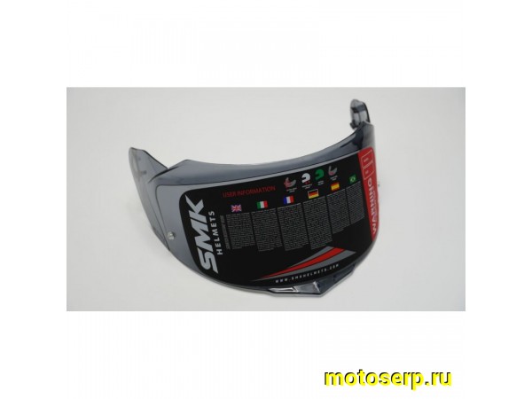 Купить  Стекло шлема (Визор для шлема) SMK STELLAR тонированный (шт) (Bajaj VS-ST-OU-02 купить с доставкой по Москве и России, цена, технические характеристики, комплектация фото  - motoserp.ru