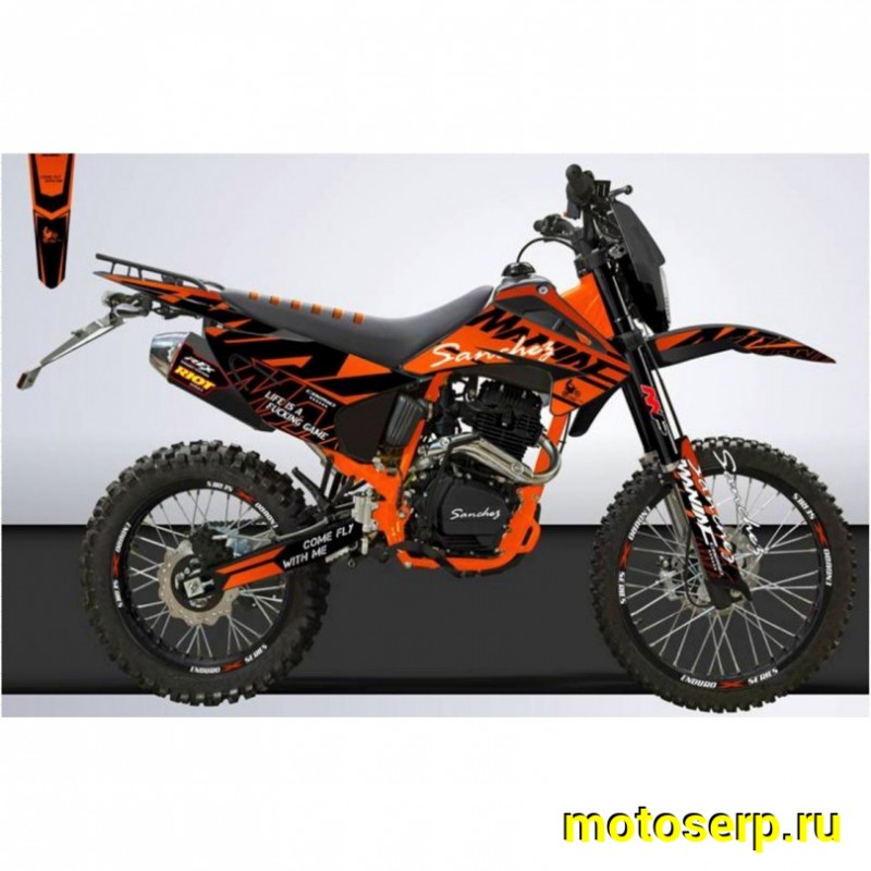 Купить  Мотоцикл Кросс/Эндуро Sanchez Maniac 250сс (спортинв) CB250D ZS165FMM, MNT-Tech 41, 21/18", USB, стоп. (шт) купить с доставкой по Москве и России, цена, технические характеристики, комплектация фото  - motoserp.ru