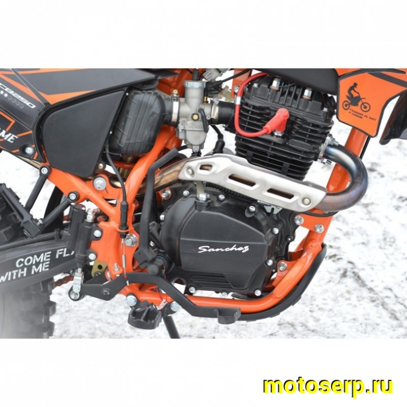 Купить  Мотоцикл Кросс/Эндуро Sanchez Maniac 250сс (спортинв) CB250D ZS165FMM, MNT-Tech 41, 21/18", USB, стоп. (шт) купить с доставкой по Москве и России, цена, технические характеристики, комплектация фото  - motoserp.ru
