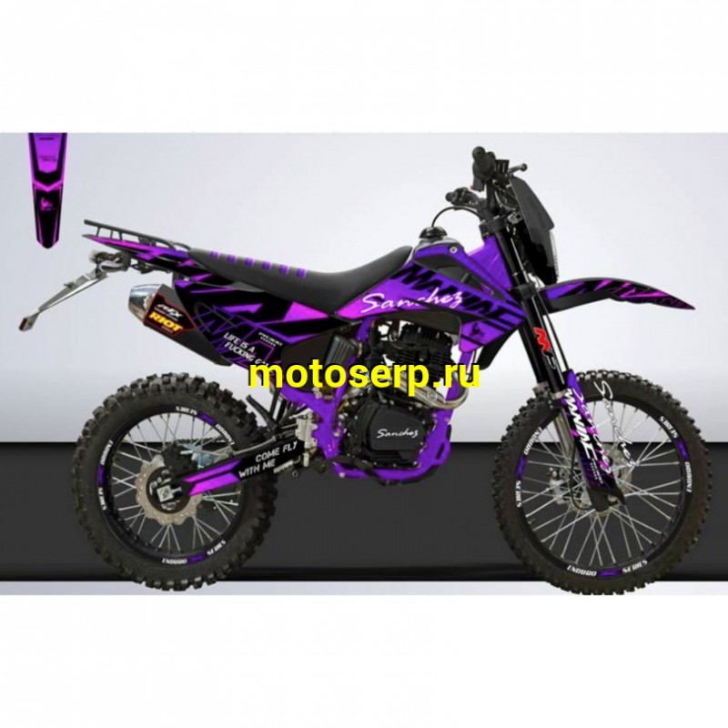 Купить  Мотоцикл Кросс/Эндуро Sanchez Maniac PR300сс. (спортинв) PR300, ZS175FMM-5A, MNT-Tech 41, сжат, 21/18", USB, стоп. (шт)  купить с доставкой по Москве и России, цена, технические характеристики, комплектация фото  - motoserp.ru