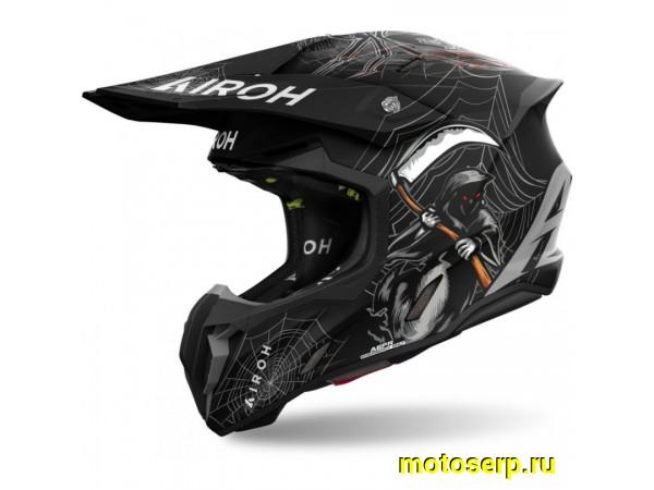 Купить  Шлем Кросс AIROH TWIST 3.0 ARCADE MATT (XL) (шт) (AIROH TW3A35 купить с доставкой по Москве и России, цена, технические характеристики, комплектация фото  - motoserp.ru