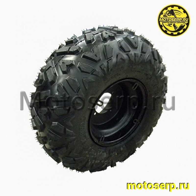 Купить  Колесо ATV 10" в сборе (шина ATV 22x10-10 + диск(4х75mm.D-90mm,металлический) (шт) (Хар купить с доставкой по Москве и России, цена, технические характеристики, комплектация фото  - motoserp.ru