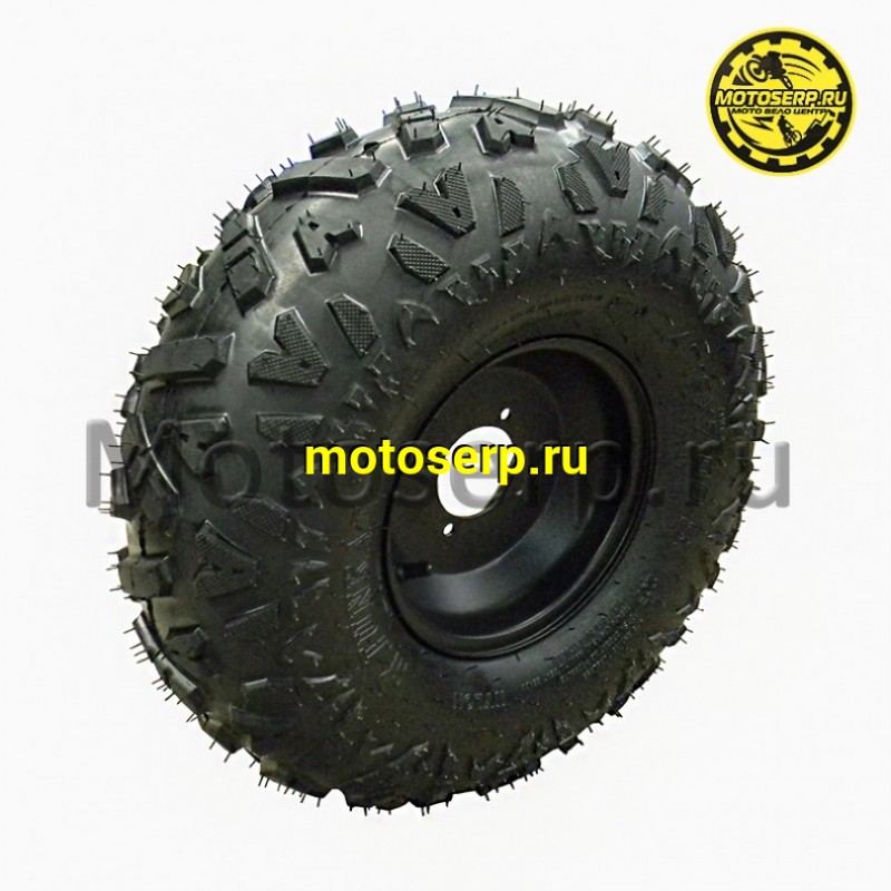 Купить  Колесо ATV  8" в сборе (шина ATV 19x7,00-8 (180х75-8) + диск (4х60mm,D-65mm.металлический) (шт) (Хар купить с доставкой по Москве и России, цена, технические характеристики, комплектация фото  - motoserp.ru