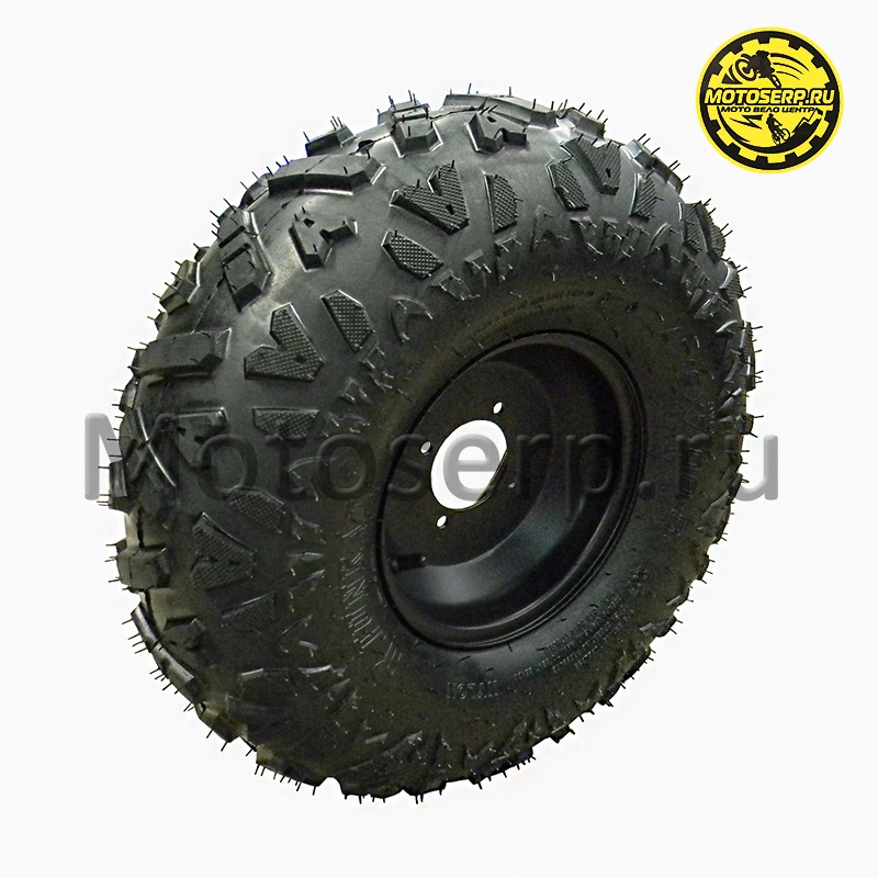 Купить  Колесо ATV  8" в сборе (шина ATV 19x7,00-8 (180х75-8) + диск (4х60mm,D-65mm.металлический) (шт) (Хар купить с доставкой по Москве и России, цена, технические характеристики, комплектация фото  - motoserp.ru