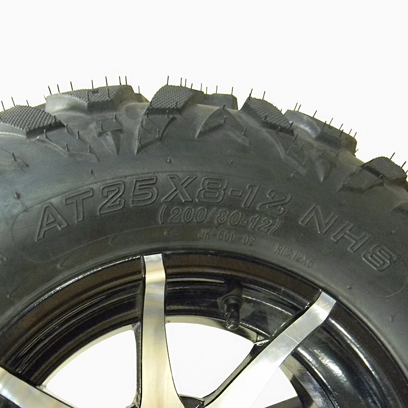 Купить  Колесо ATV 12" в сборе (шина ATV 25x8-12 (200х80-12) + диск (4х75mm.D-70mm) литое (шт) (Хар купить с доставкой по Москве и России, цена, технические характеристики, комплектация фото  - motoserp.ru