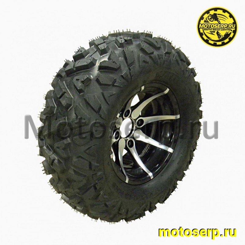 Купить  Колесо ATV 12" в сборе (шина ATV 25x10-12 (250х65-12) + диск (4х75mm.D-70mm) литое (шт) (Хар купить с доставкой по Москве и России, цена, технические характеристики, комплектация фото  - motoserp.ru