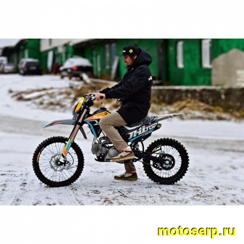 Купить  Питбайк JHL LK24 YX140EM 19/16 (механ. сцепл., эл. стартер) (шт) (SM купить с доставкой по Москве и России, цена, технические характеристики, комплектация фото  - motoserp.ru