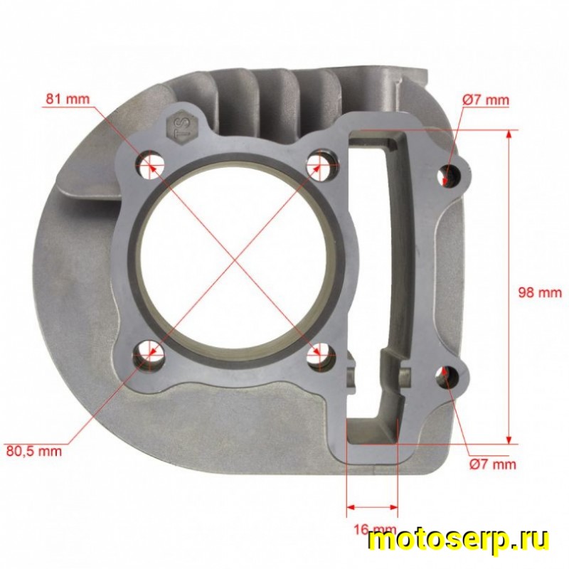 Купить  ЦПГ, поршневая группа 1Р63QML,1Р63QMK  180cc (D62.5; p-15) ATV 200 голая (шт) (Regul 010310010 купить с доставкой по Москве и России, цена, технические характеристики, комплектация фото  - motoserp.ru