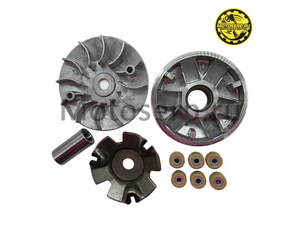 Купить  Вариатор передний 1P63QML,1P63QMK 150-200cc (Щека D-117mm, втулка d-24mm) (шт) (Regul 1001000000 купить с доставкой по Москве и России, цена, технические характеристики, комплектация фото  - motoserp.ru