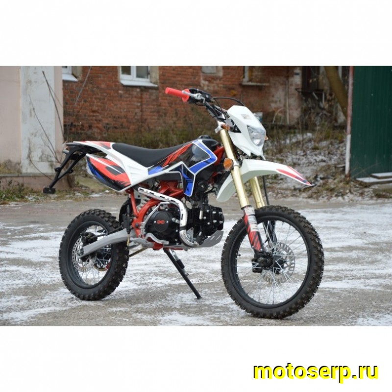 Купить  Мопед / питбайк X-MOTOS RX 50 (125сс)  17/14" мех.кпп, 139FMB, фара/повор/стоп/зеркала, кик+электр. (шт) (ФОТО купить с доставкой по Москве и России, цена, технические характеристики, комплектация фото  - motoserp.ru
