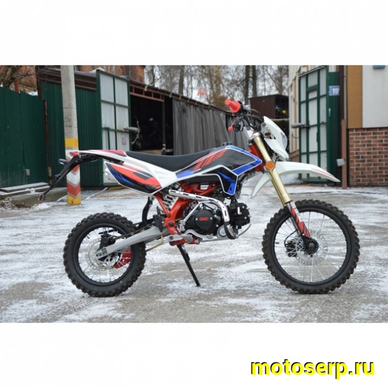 Купить  Мопед / питбайк X-MOTOS RX 50 (125сс)  17/14" мех.кпп, 139FMB, фара/повор/стоп/зеркала, кик+электр. (шт) (ФОТО купить с доставкой по Москве и России, цена, технические характеристики, комплектация фото  - motoserp.ru