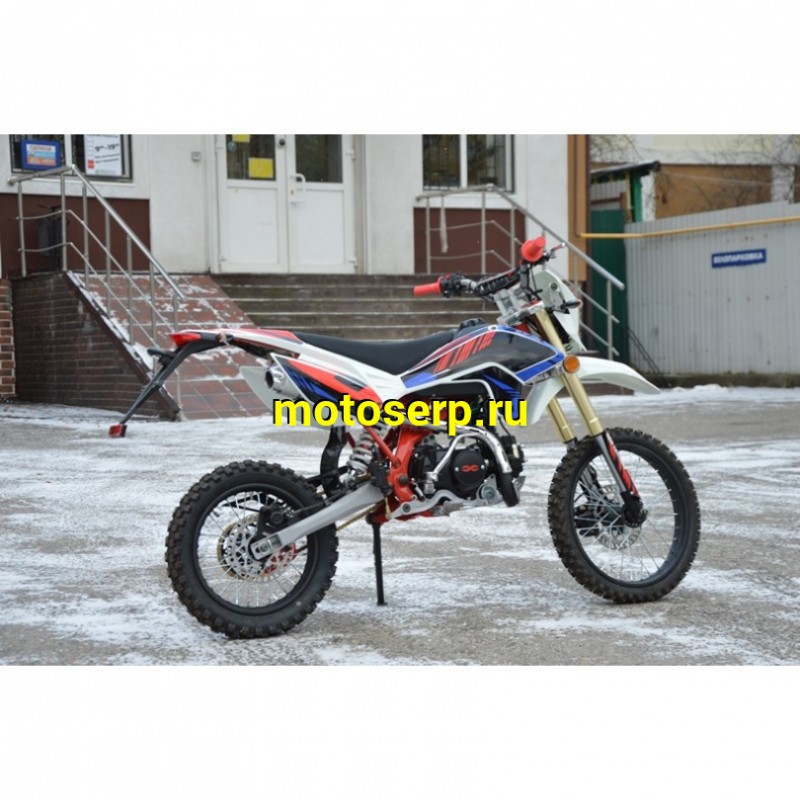 Купить  Мопед / питбайк X-MOTOS RX 50 (125сс)  17/14" мех.кпп, 139FMB, фара/повор/стоп/зеркала, кик+электр. (шт) (ФОТО купить с доставкой по Москве и России, цена, технические характеристики, комплектация фото  - motoserp.ru